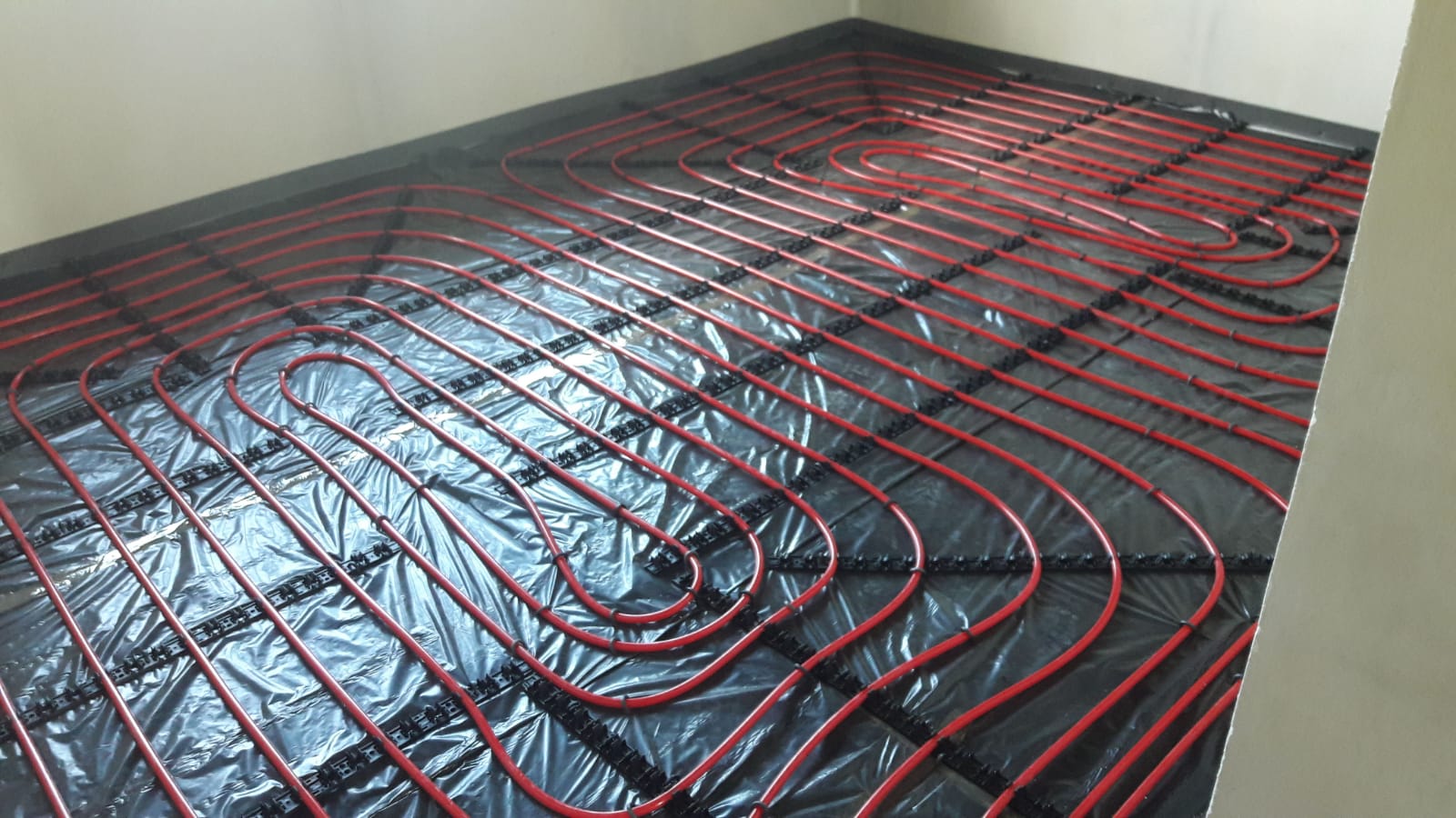 Dokončená topenářská instalace